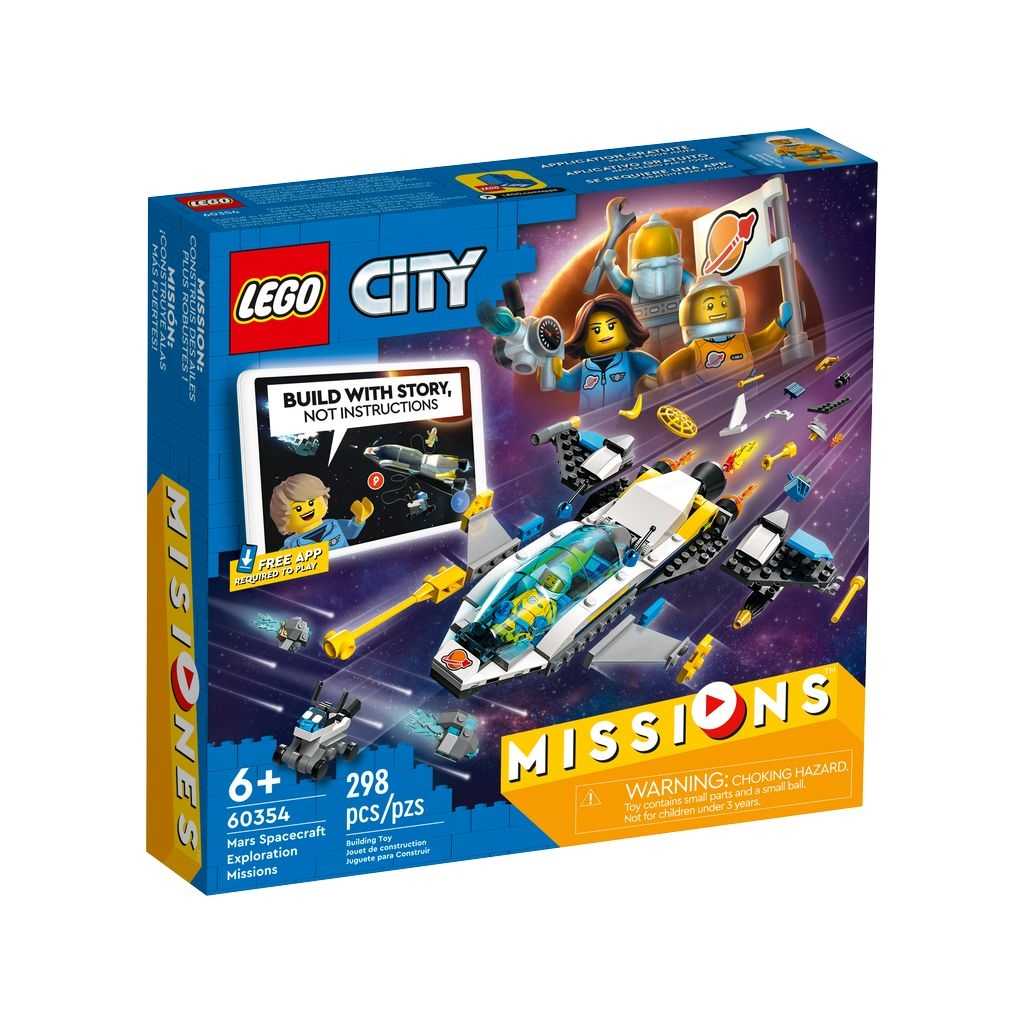 City Lego Misiones de Exploración Espacial de Marte Edades 6+ # 60354 Artículo 298 Piezas | JPB-634819