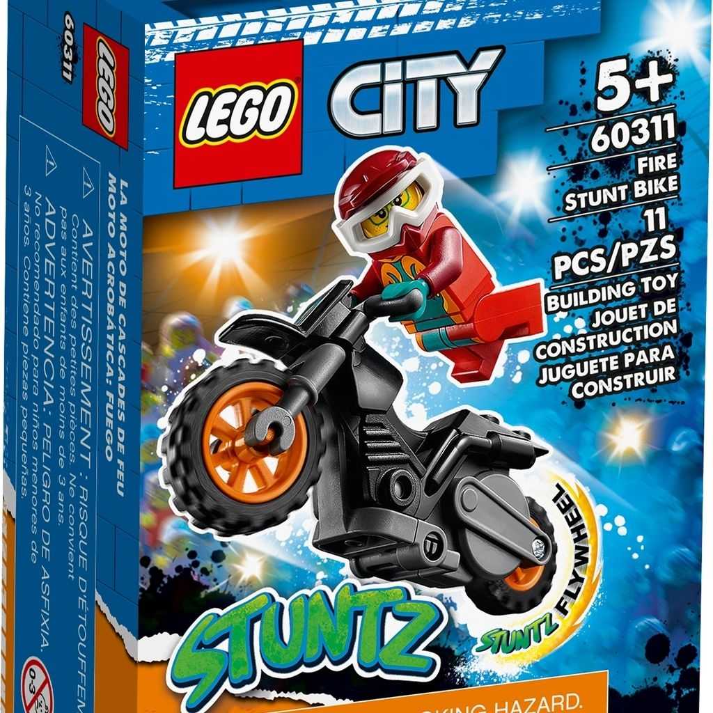 City Lego Moto Acrobática: Fuego Edades 5+ # 60311 Artículo 11 Piezas | ARP-125869