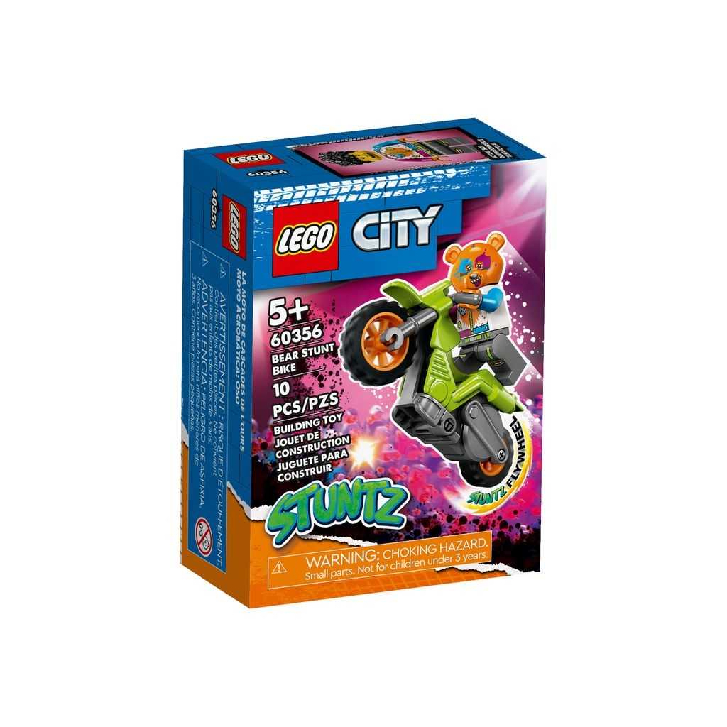 City Lego Moto Acrobática: Oso Edades 5+ # 60356 Artículo 10 Piezas | QZB-398146