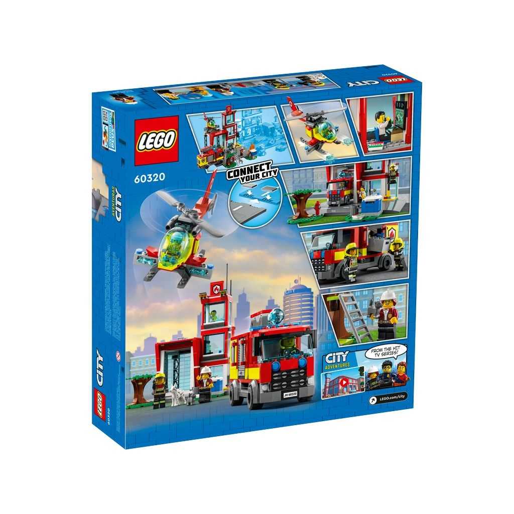 City Lego Parque de Bomberos Edades 6+ # 60320 Artículo 540 Piezas | MSR-129374