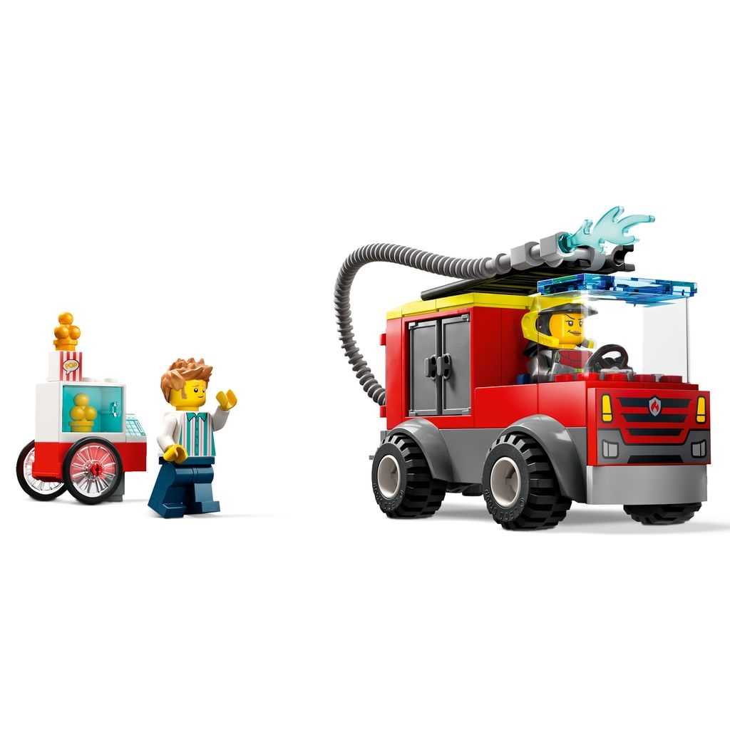 City Lego Parque de Bomberos y Camión de Bomberos Edades 4+ # 60375 Artículo 153 Piezas | CIX-973058