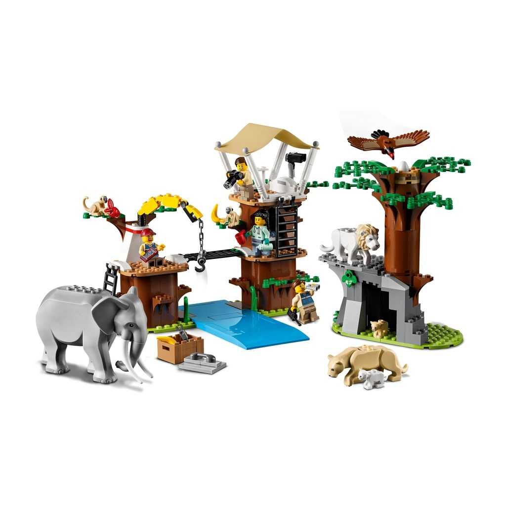 City Lego Rescate de la Fauna Salvaje: Campamento Edades 6+ # 60307 Artículo 503 Piezas | XHM-053694