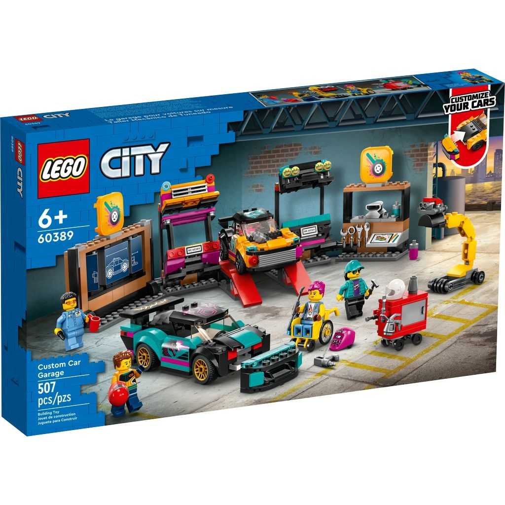 City Lego Taller Mecánico de Tuning Edades 6+ # 60389 Artículo 507 Piezas | HGT-174325