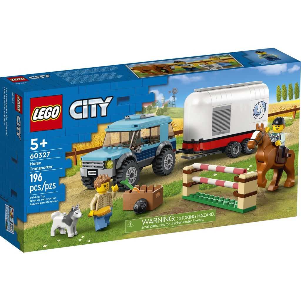 City Lego Transporte Equino Edades 5+ # 60327 Artículo 196 Piezas | ZDJ-203784