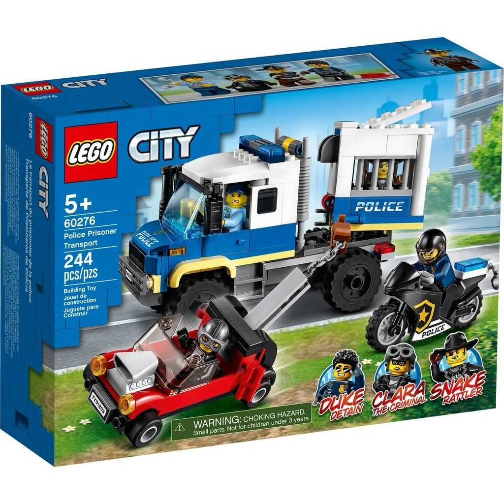 City Lego Transporte de Prisioneros de Policía Edades 5+ # 60276 Artículo 244 Piezas | YBD-652793