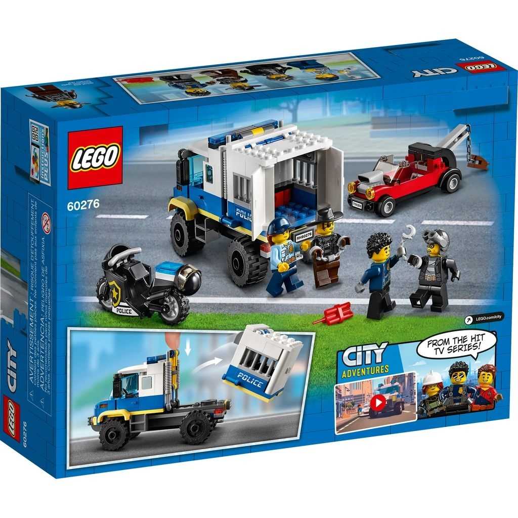 City Lego Transporte de Prisioneros de Policía Edades 5+ # 60276 Artículo 244 Piezas | YBD-652793