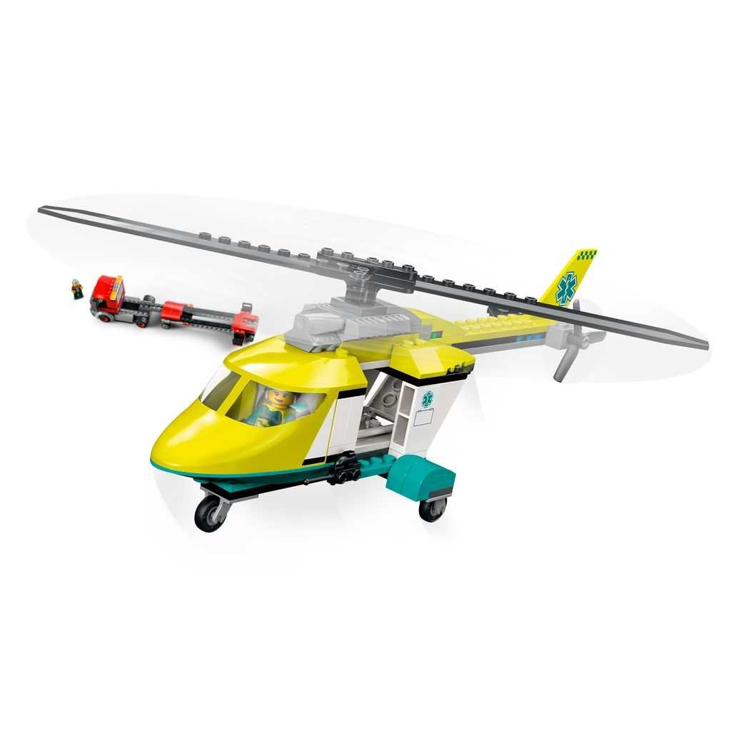 City Lego Transporte del Helicóptero de Rescate Edades 5+ # 60343 Artículo 215 Piezas | GXA-891532