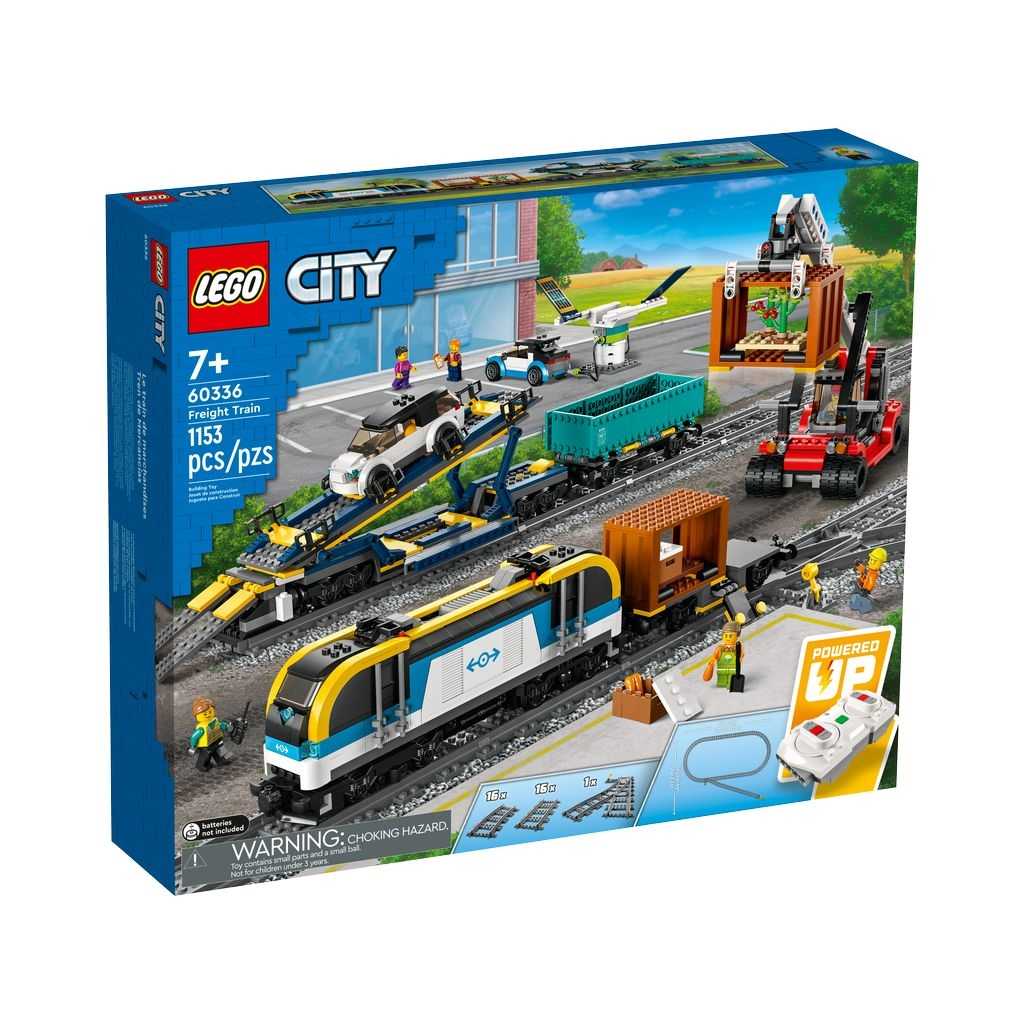 City Lego Tren de Mercancías Edades 7+ # 60336 Artículo 1153 Piezas | GBE-173028