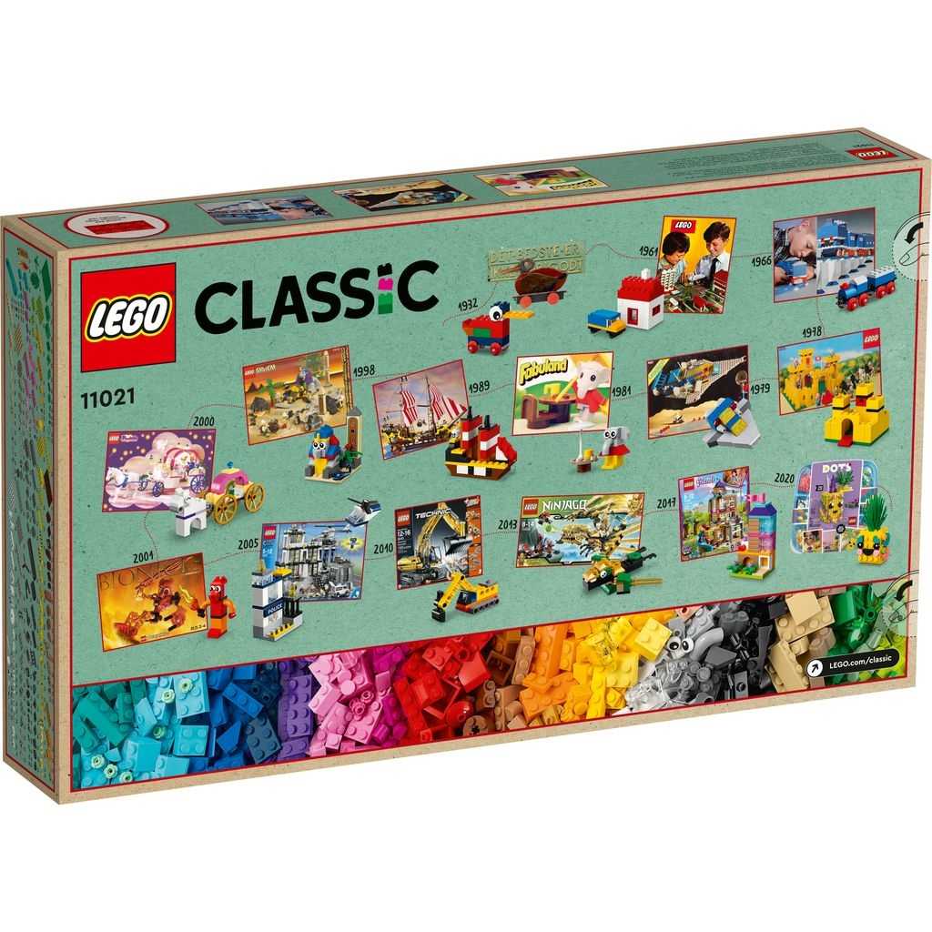 Classic Lego 90 Años de Juego Edades 5+ # 11021 Artículo 1100 Piezas | HOE-417832