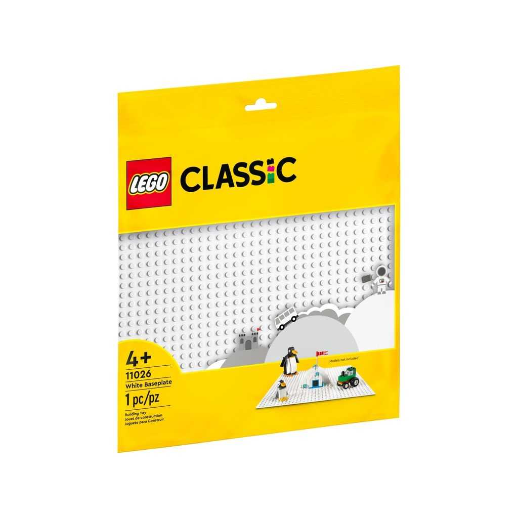 Classic Lego Base Blanca Edades 4+ # 11026 Artículo 1 Piezas | VIG-509312