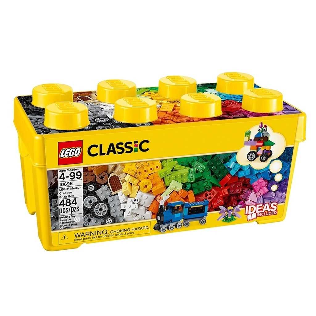 Classic Lego Caja de Ladrillos Creativos Mediana LEGO Edades 4-99 # 10696 Artículo 484 Piezas | MSP-485296