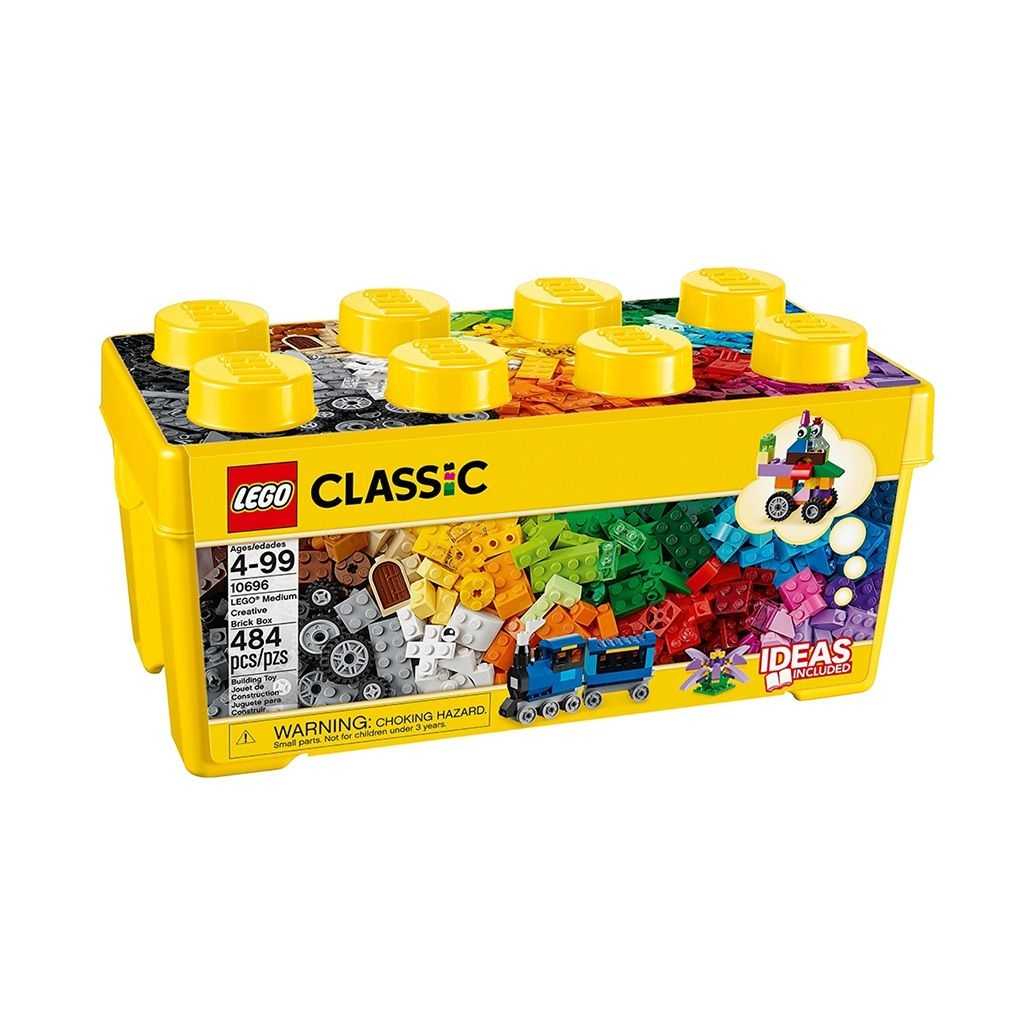 Classic Lego Caja de Ladrillos Creativos Mediana LEGO Edades 4-99 # 10696 Artículo 484 Piezas | MSP-485296