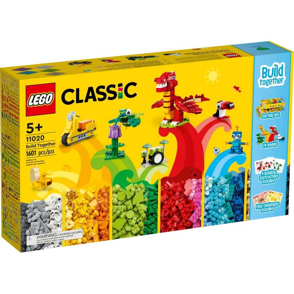 Classic Lego Construye en Compañía Edades 5+ # 11020 Artículo 1601 Piezas | IKN-892706