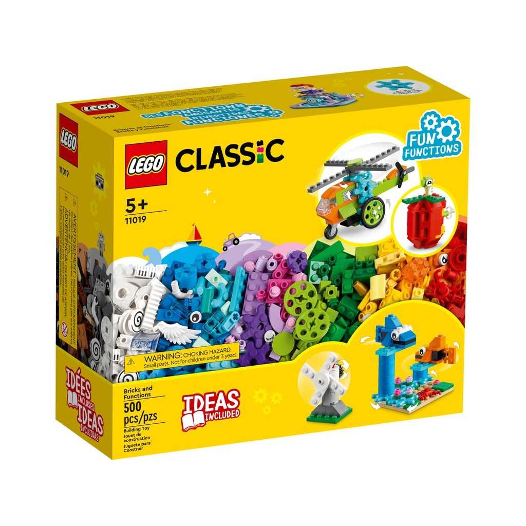 Classic Lego Ladrillos y Funciones Edades 5+ # 11019 Artículo 500 Piezas | WUL-079843