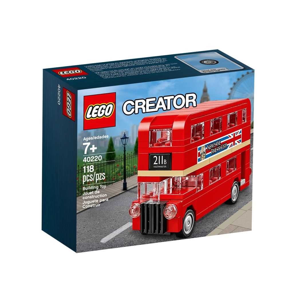 Creator Expert Lego Autobús londinense LEGO Edades 7+ # 40220 Artículo 118 Piezas | ZAR-179482