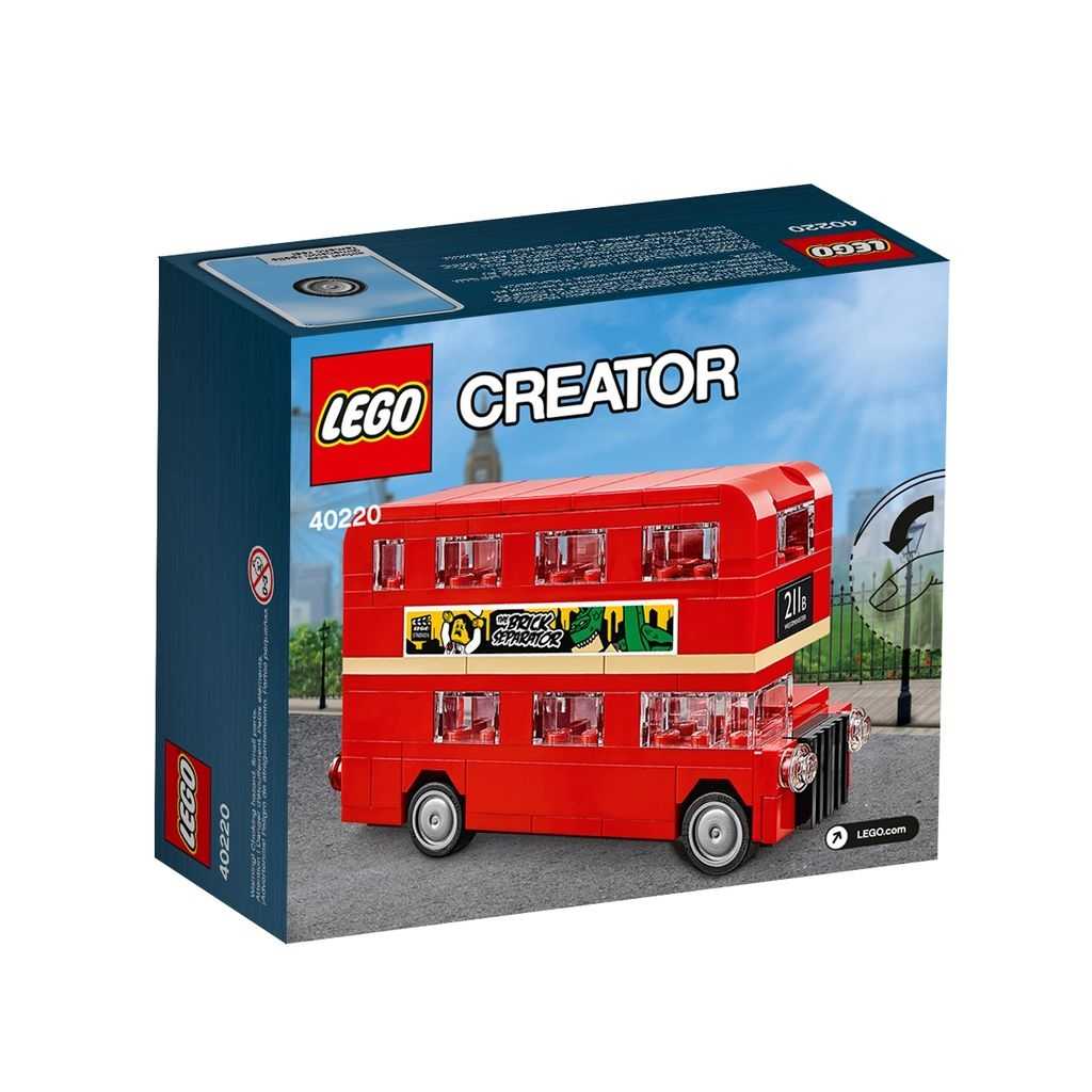 Creator Expert Lego Autobús londinense LEGO Edades 7+ # 40220 Artículo 118 Piezas | ZAR-179482