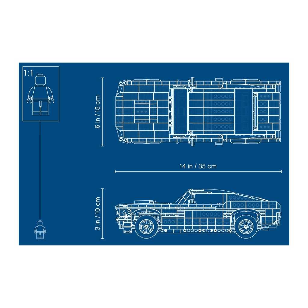 Creator Expert Lego Ford Mustang Edades 16+ # 10265 Artículo 1471 Piezas | FLD-589142