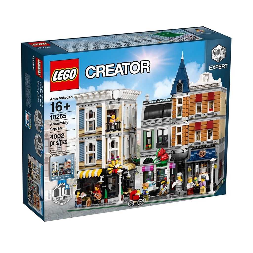 Creator Expert Lego Gran plaza Edades 16+ # 10255 Artículo 4002 Piezas | ZKH-062318