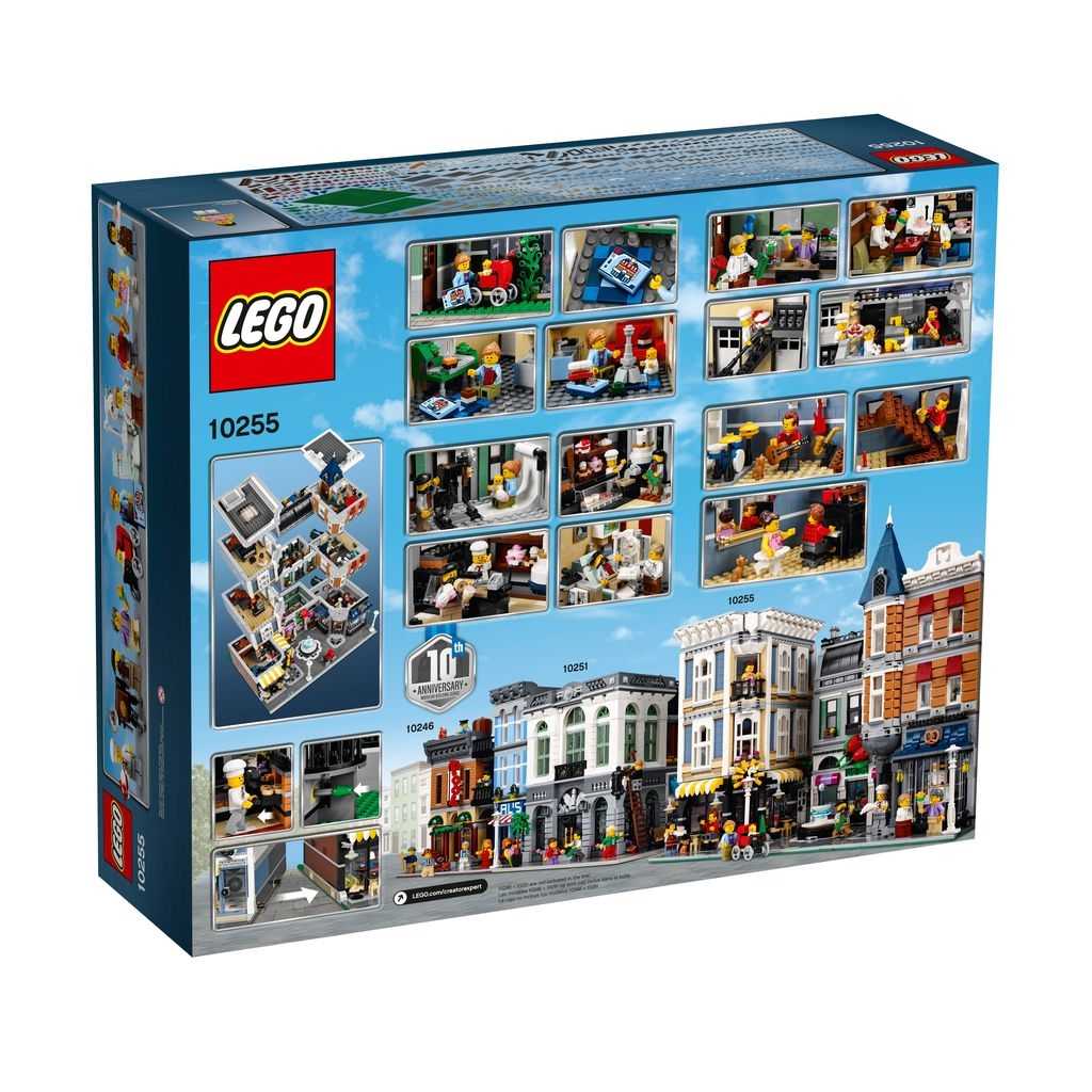 Creator Expert Lego Gran plaza Edades 16+ # 10255 Artículo 4002 Piezas | ZKH-062318