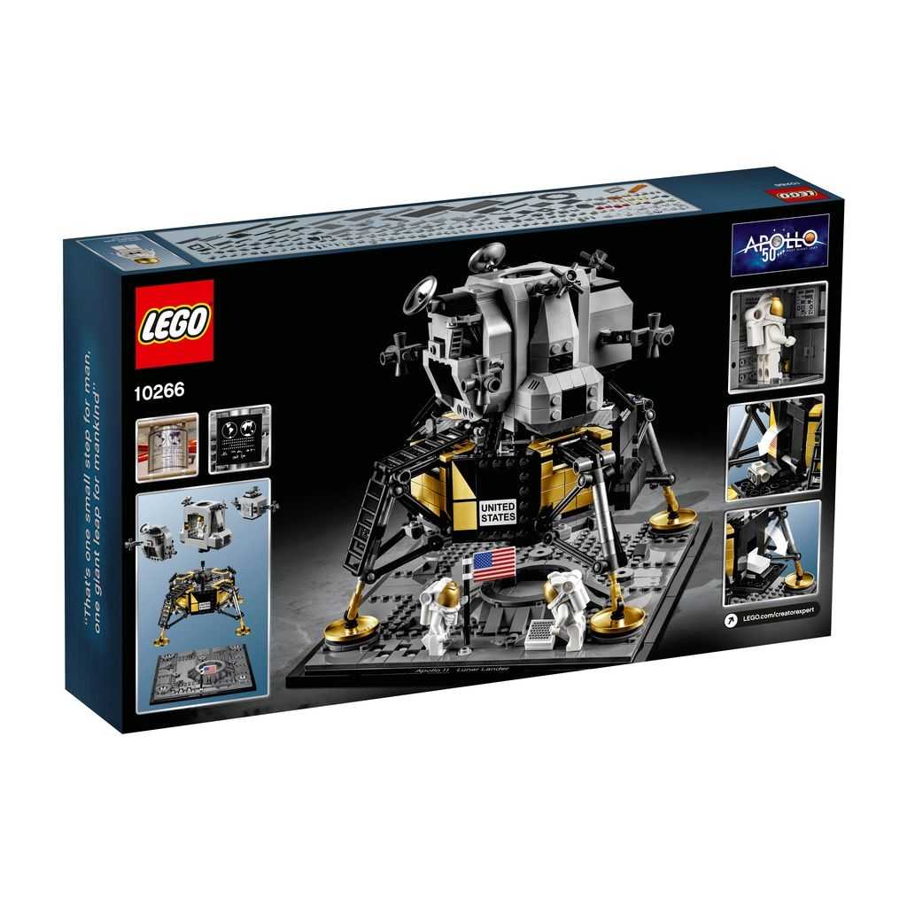 Creator Expert Lego NASA Apollo 11 Lunar Lander Edades 16+ # 10266 Artículo 1087 Piezas | RNW-497350