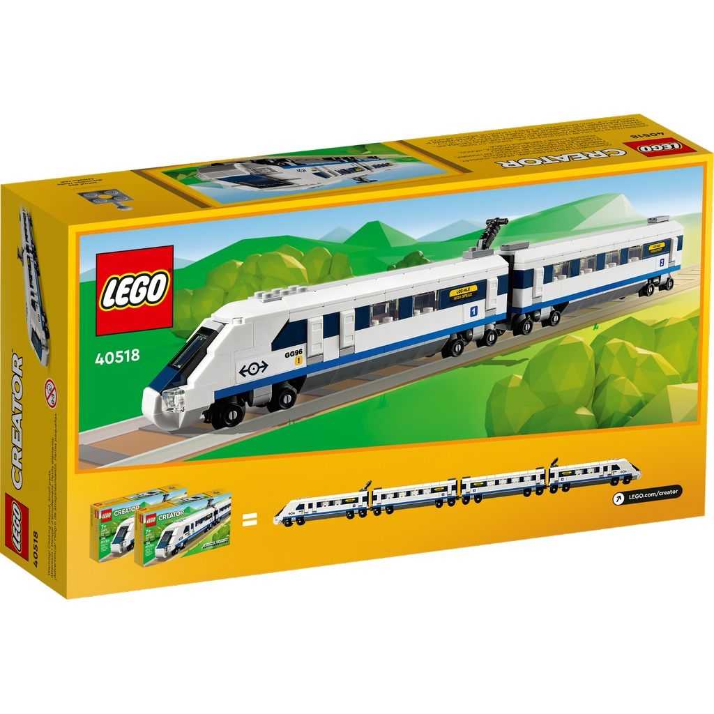 Creator Expert Lego Tren de Alta Velocidad Edades 7+ # 40518 Artículo 284 Piezas | MIO-168750