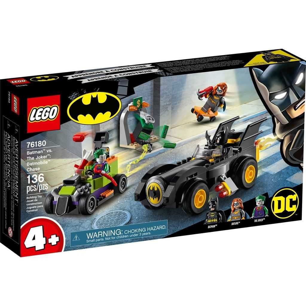 DC Lego Batman vs. The Joker: Persecución en el Batmobile Edades 4+ # 76180 Artículo 136 Piezas | TUF-140237