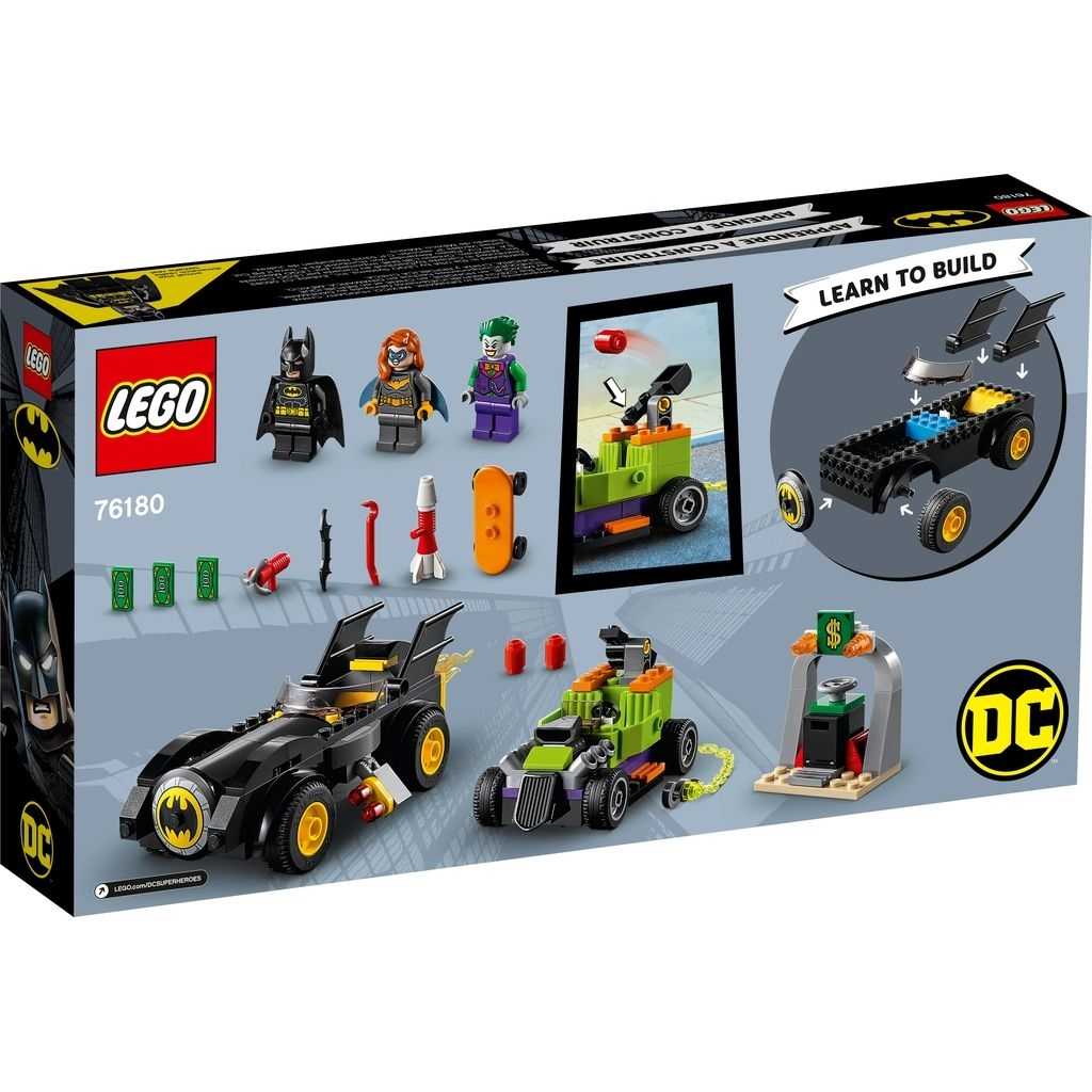 DC Lego Batman vs. The Joker: Persecución en el Batmobile Edades 4+ # 76180 Artículo 136 Piezas | TUF-140237