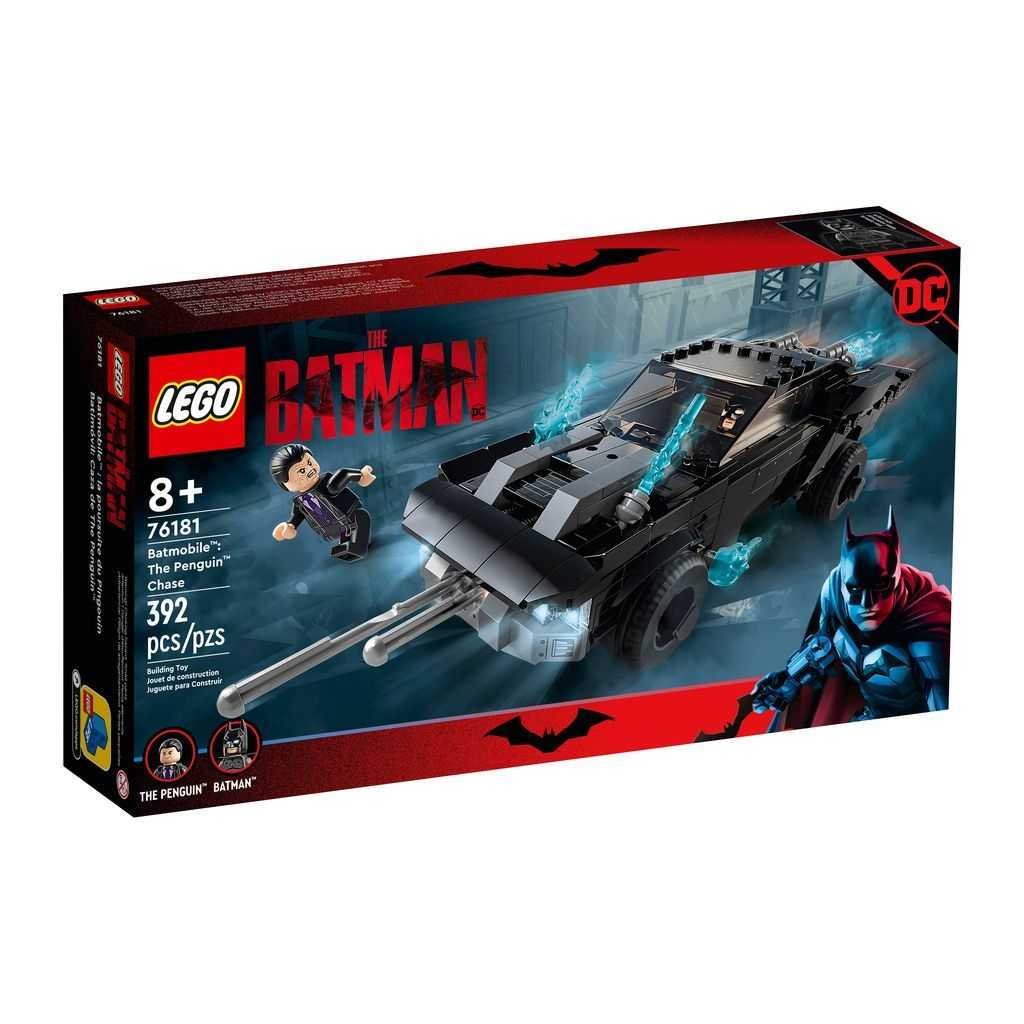 DC Lego Batmóvil: Caza de The Penguin Edades 8+ # 76181 Artículo 392 Piezas | GQV-053167