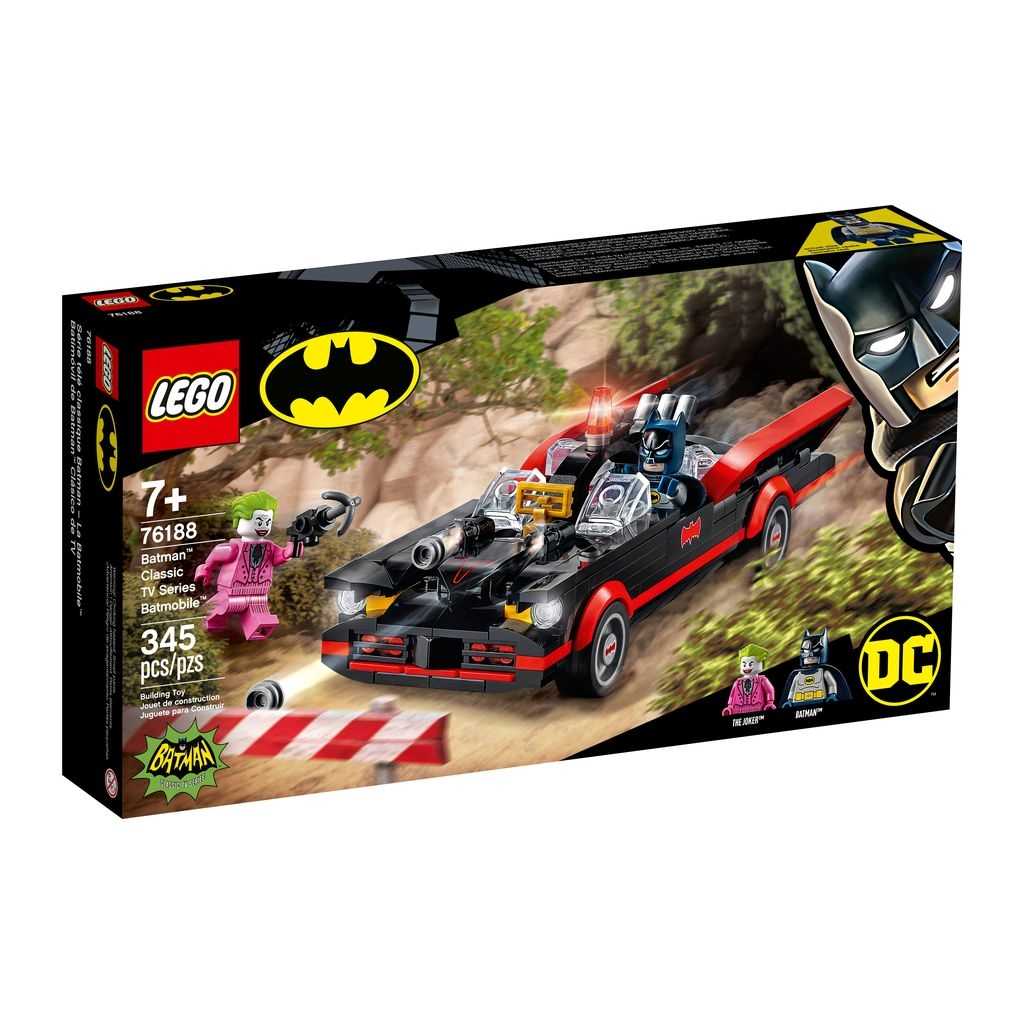 DC Lego Batmóvil de Batman Clásico de TV Edades 7+ # 76188 Artículo 345 Piezas | XDU-657390