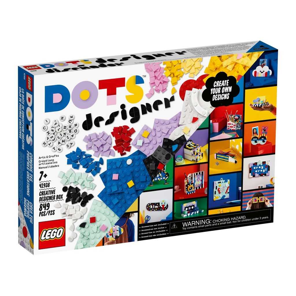 DOTS Lego Caja de Diseños Creativos Edades 7+ # 41938 Artículo 779 Piezas | DUV-594326