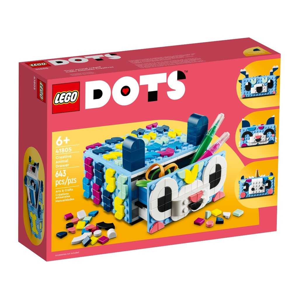 DOTS Lego Cajón Animales Creativos Edades 6+ # 41805 Artículo 643 Piezas | QMP-356827