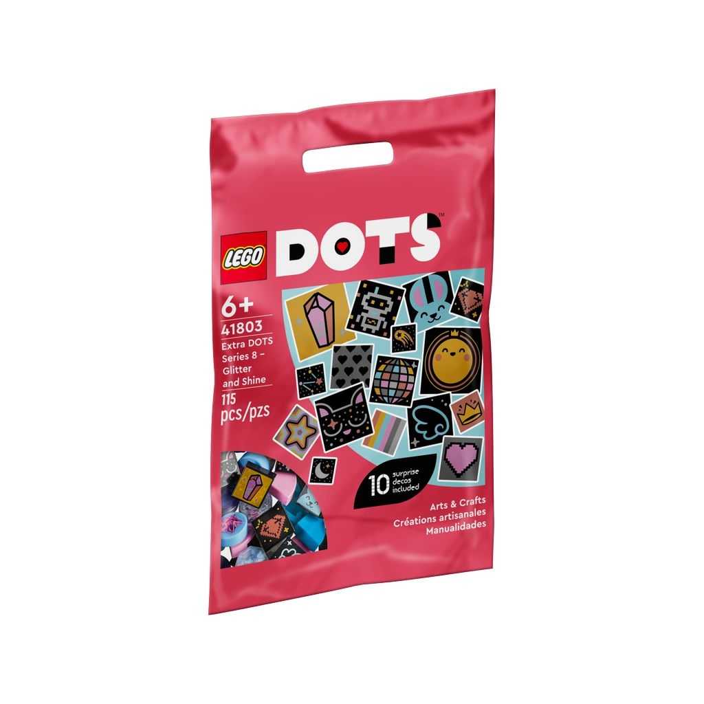 DOTS Lego DOTS Extra: Edición 8 (Brillos y Destellos) Edades 6+ # 41803 Artículo 115 Piezas | IYK-403517