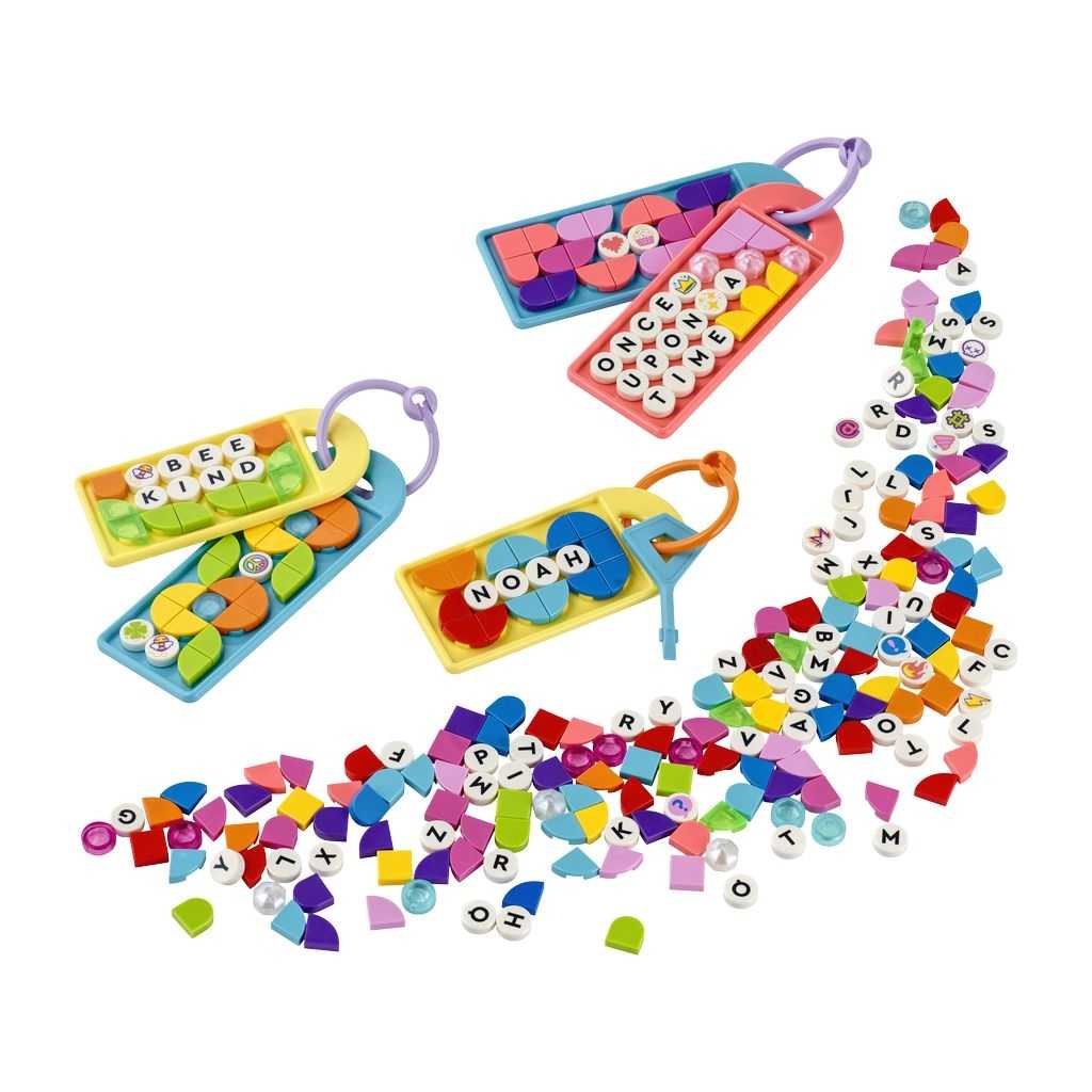 DOTS Lego Megapack de Adornos para Mochila: Mensajes Edades 6+ # 41949 Artículo 228 Piezas | KRS-634105