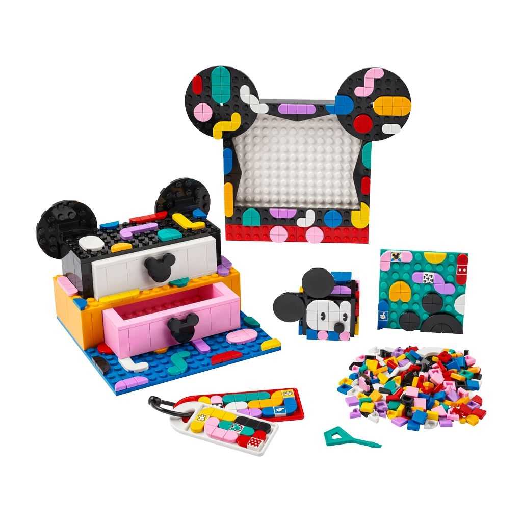 DOTS Lego Mickey Mouse y Minnie Mouse: Caja de Proyectos de Vuelta al Cole Edades 6+ # 41964 Artículo 669 Piezas | QKG-704562