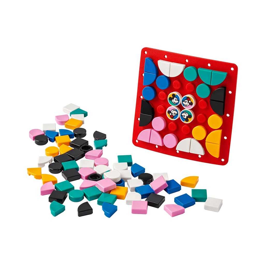 DOTS Lego Mickey Mouse y Minnie Mouse: Parche para Coser Edades 8+ # 41963 Artículo 95 Piezas | NEH-308279