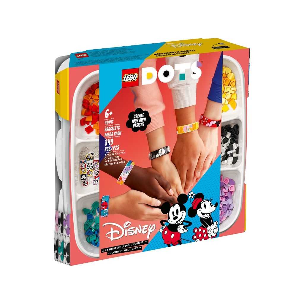 DOTS Lego Mickey y sus Amigos: Megapack de Pulseras Edades 6+ # 41947 Artículo 349 Piezas | UKN-685310