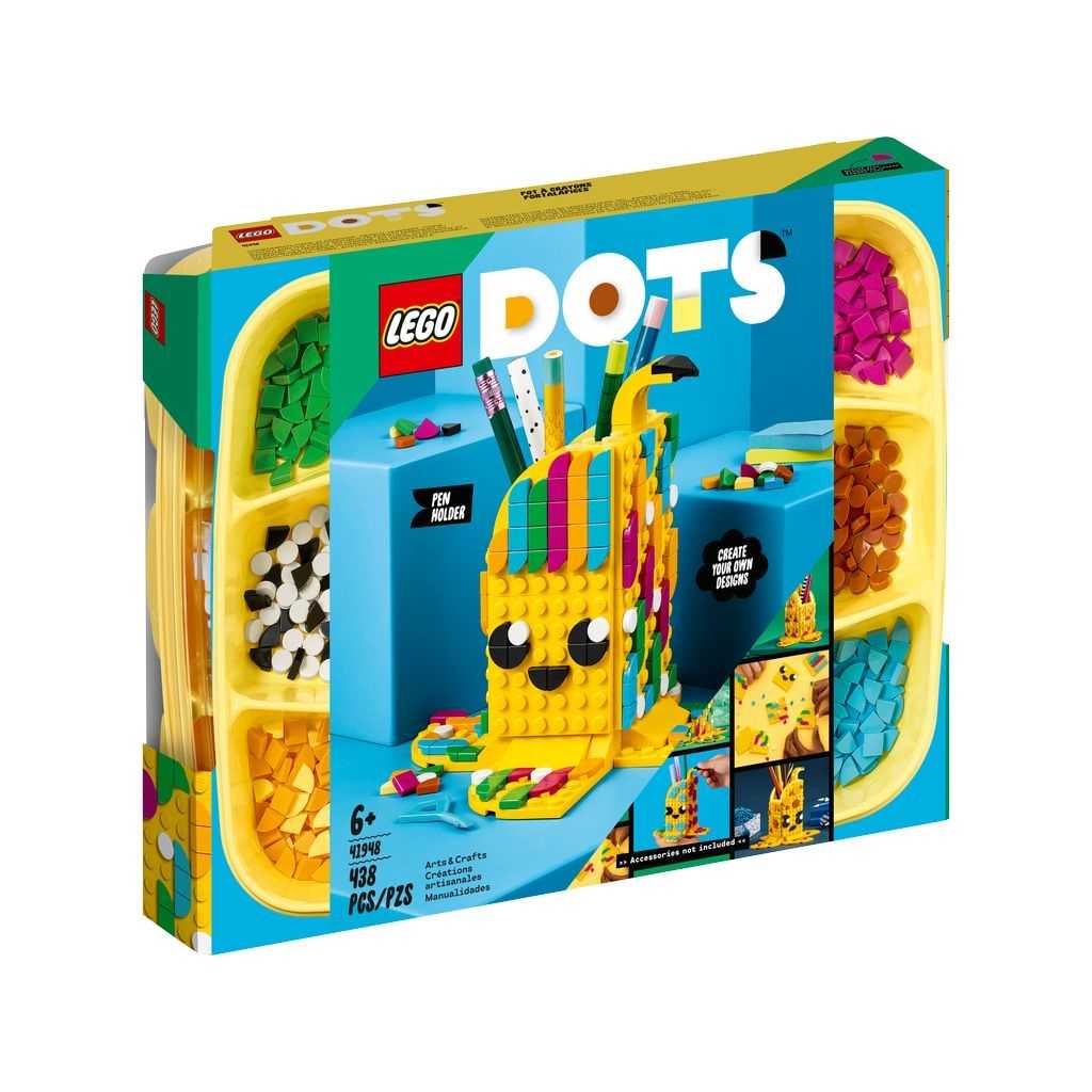 DOTS Lego Portalápices Plátano Adorable Edades 6+ # 41948 Artículo 438 Piezas | GRP-296834