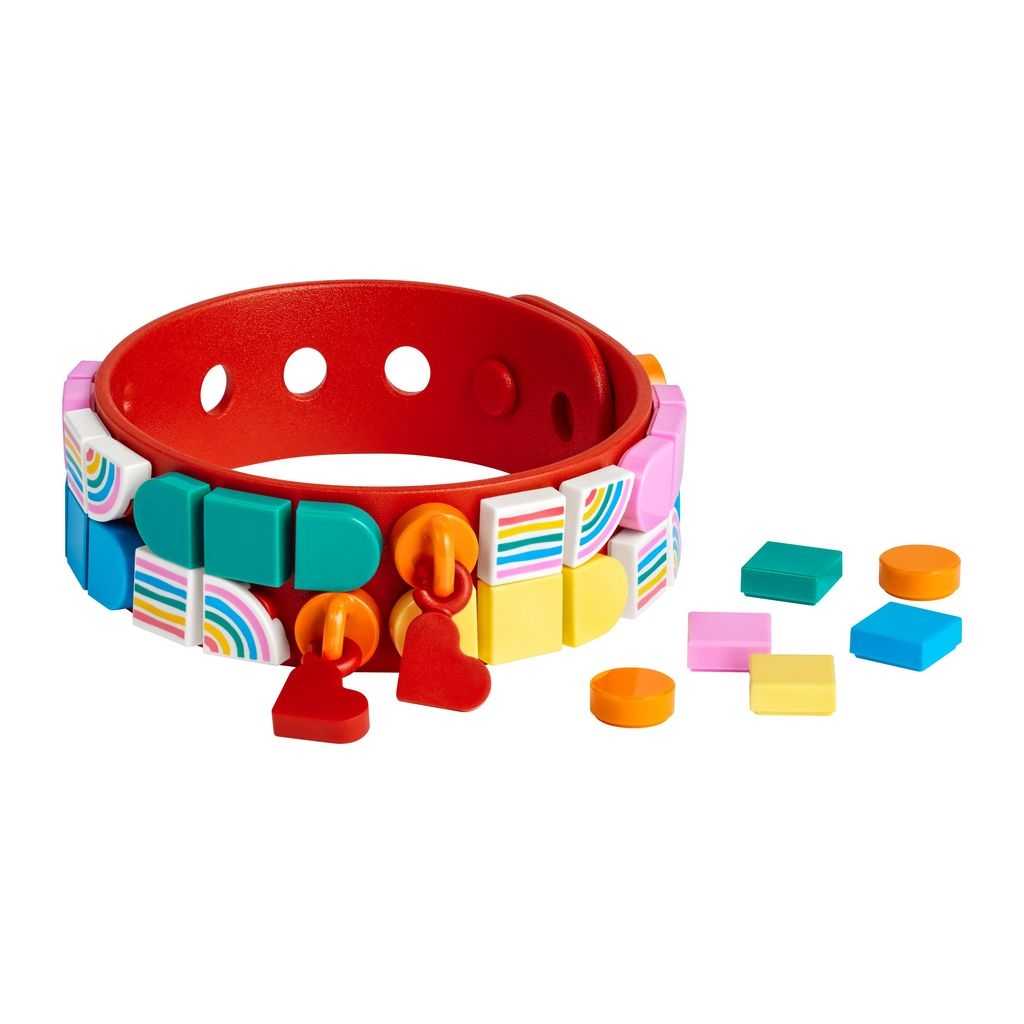 DOTS Lego Pulsera con Amuletos Arcoíris Edades 6+ # 41953 Artículo 37 Piezas | WRO-934756