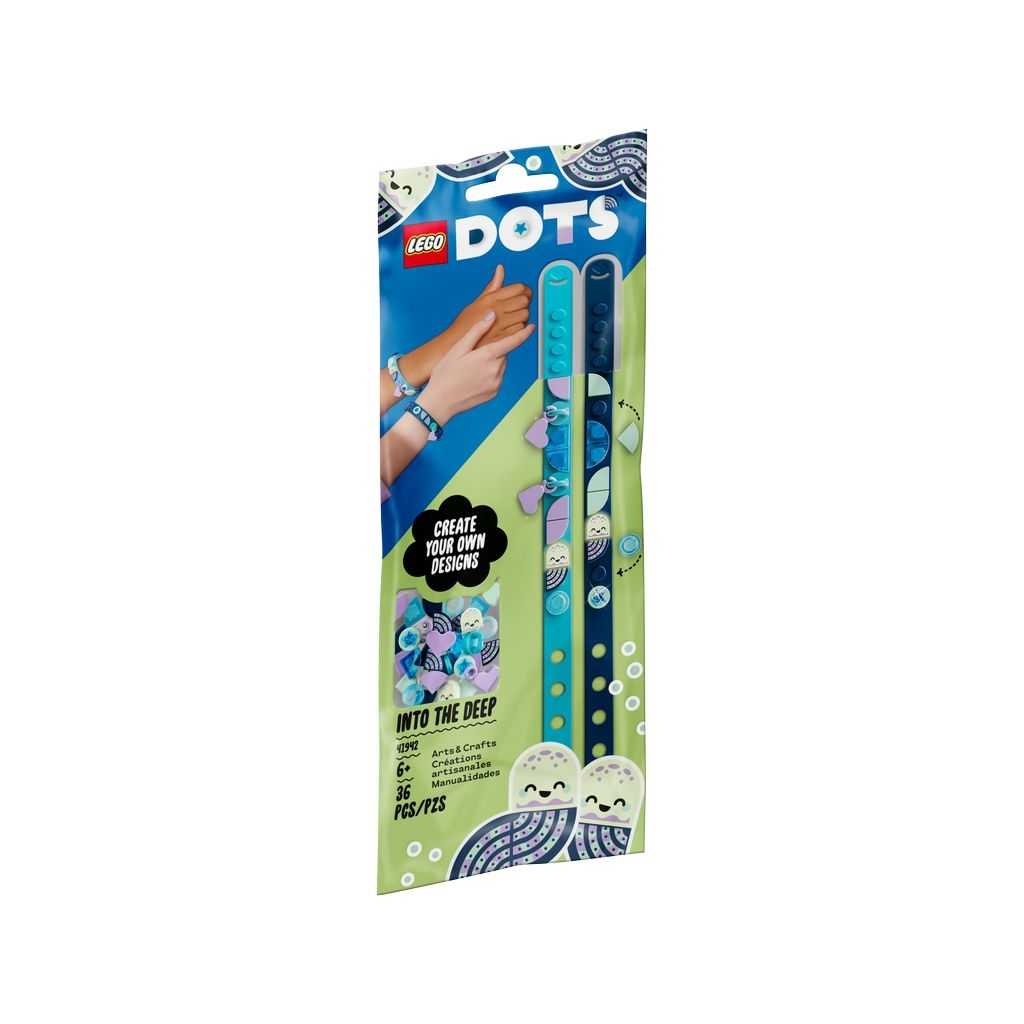 DOTS Lego Pulseras con Amuletos Mar Profundo Edades 6+ # 41942 Artículo 36 Piezas | ZNO-604385