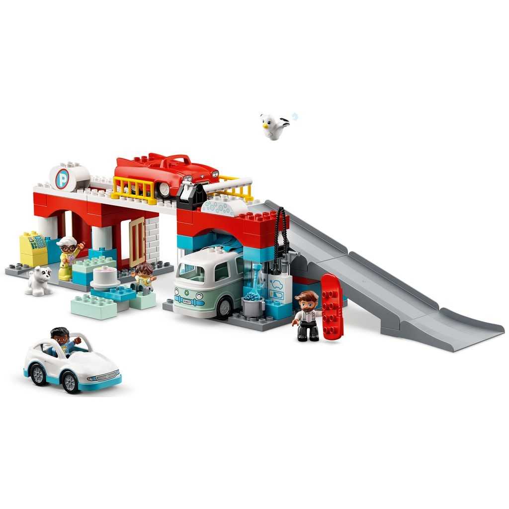 DUPLO Lego Aparcamiento y Autolavado Edades 2+ # 10948 Artículo 112 Piezas | FPX-321407