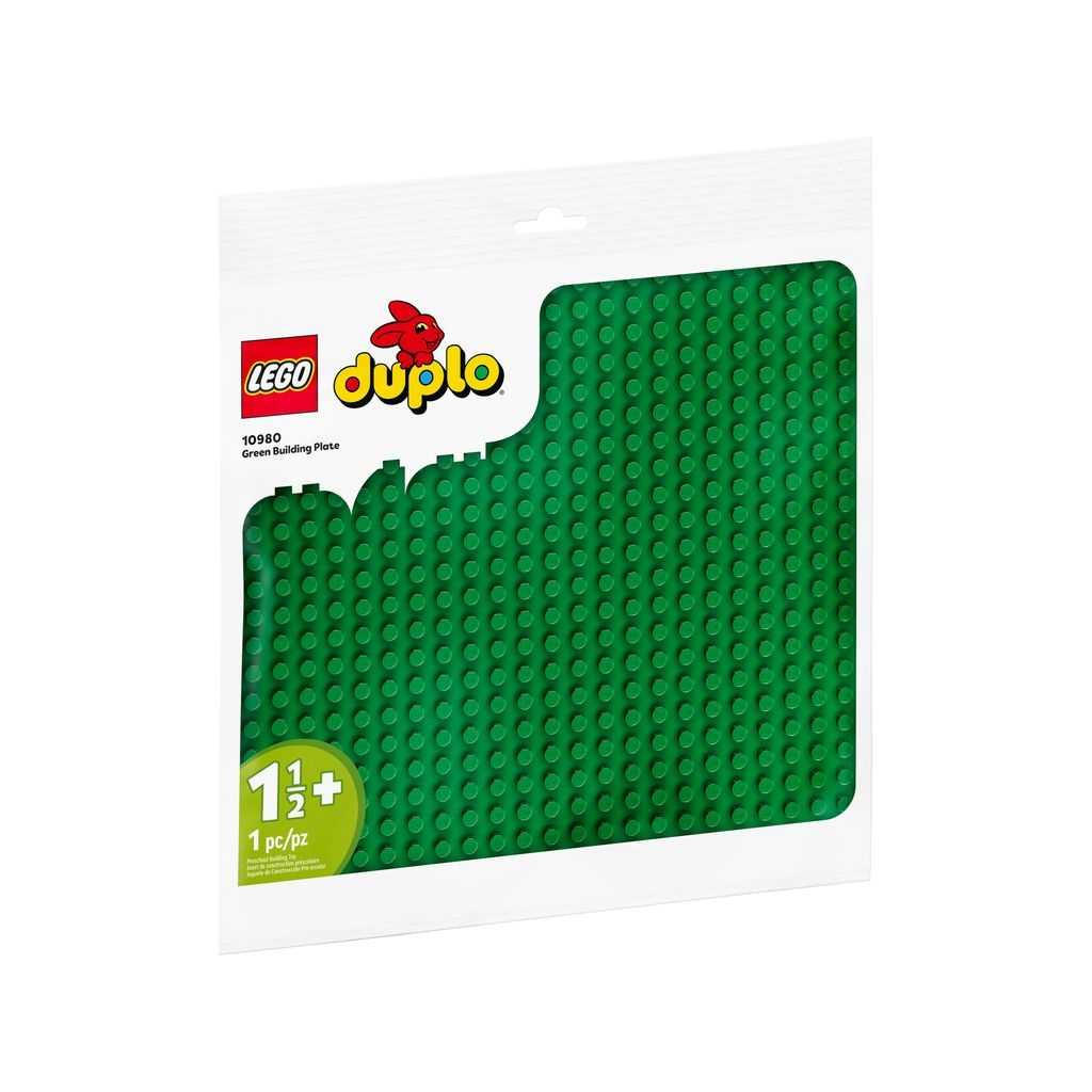 DUPLO Lego Base de Construcción Verde LEGO DUPLO Edades 1½+ # 10980 Artículo 1 Piezas | RHB-619507