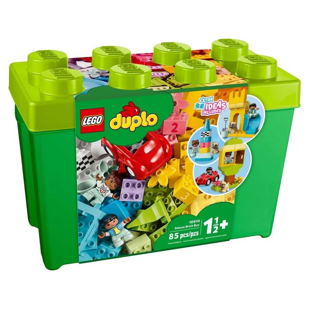 DUPLO Lego Caja de Ladrillos Deluxe Edades 1½+ # 10914 Artículo 85 Piezas | FJX-920657