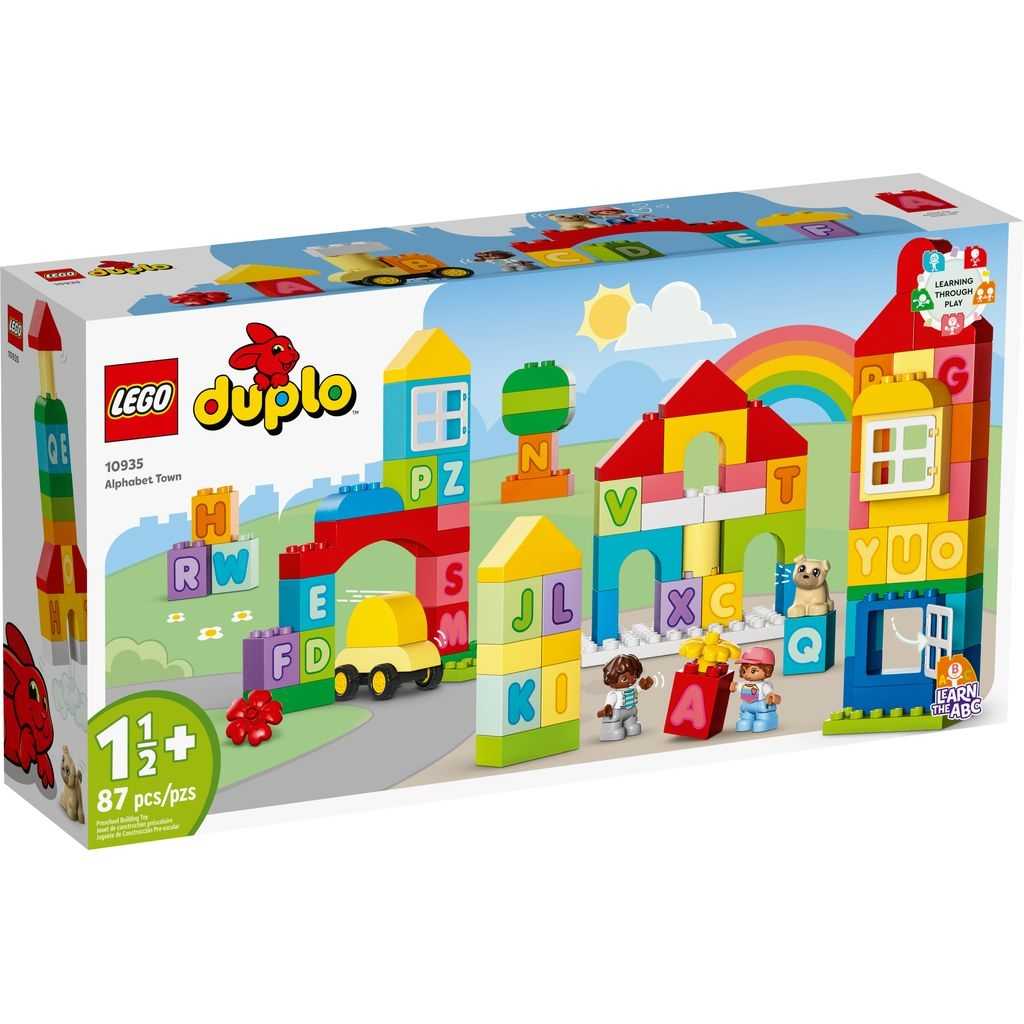 DUPLO Lego Ciudad Alfabeto Edades 1½+ # 10935 Artículo 87 Piezas | MKX-830541