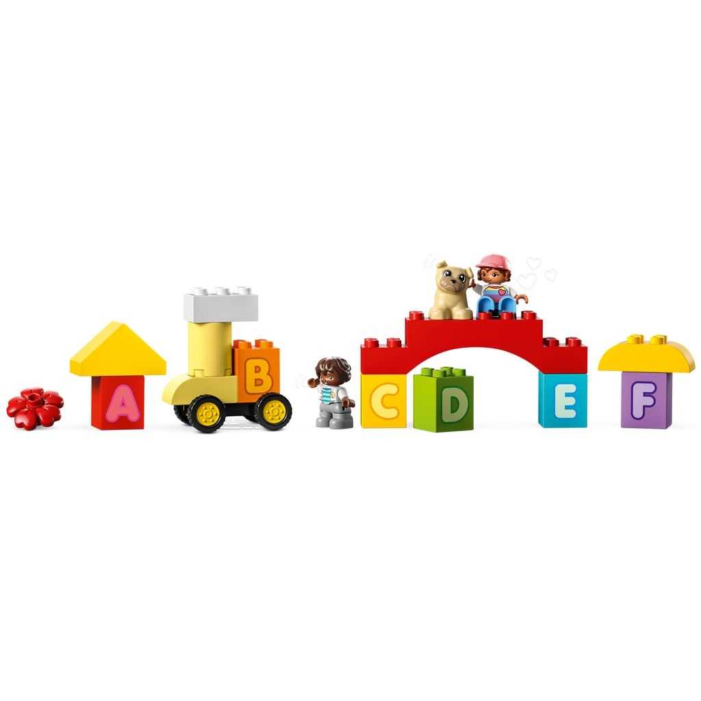 DUPLO Lego Ciudad Alfabeto Edades 1½+ # 10935 Artículo 87 Piezas | MKX-830541