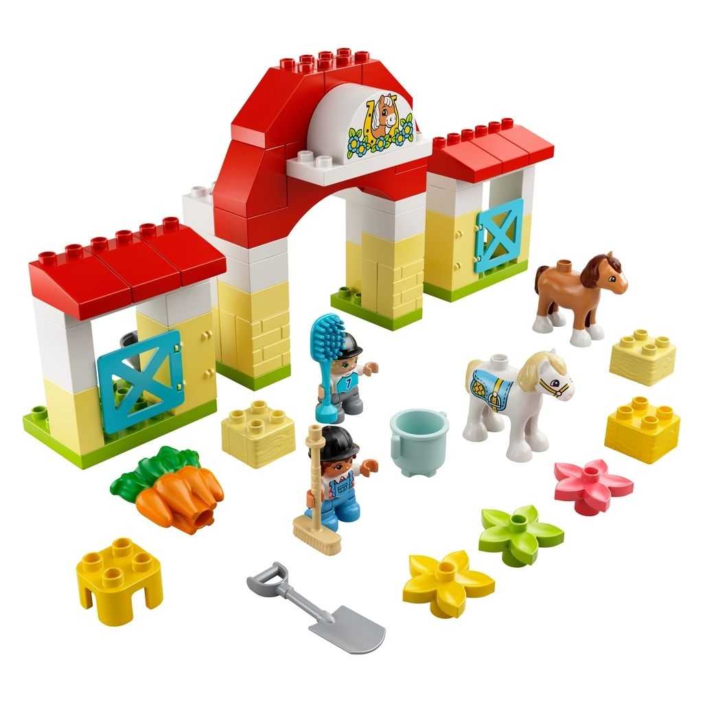 DUPLO Lego Establo con Ponis Edades 2+ # 10951 Artículo 65 Piezas | AXR-754362