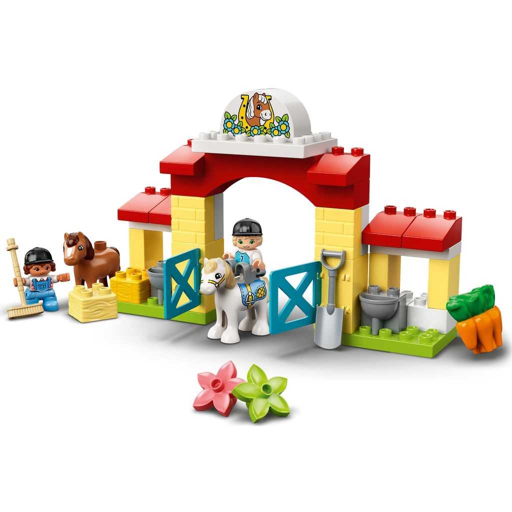 DUPLO Lego Establo con Ponis Edades 2+ # 10951 Artículo 65 Piezas | AXR-754362