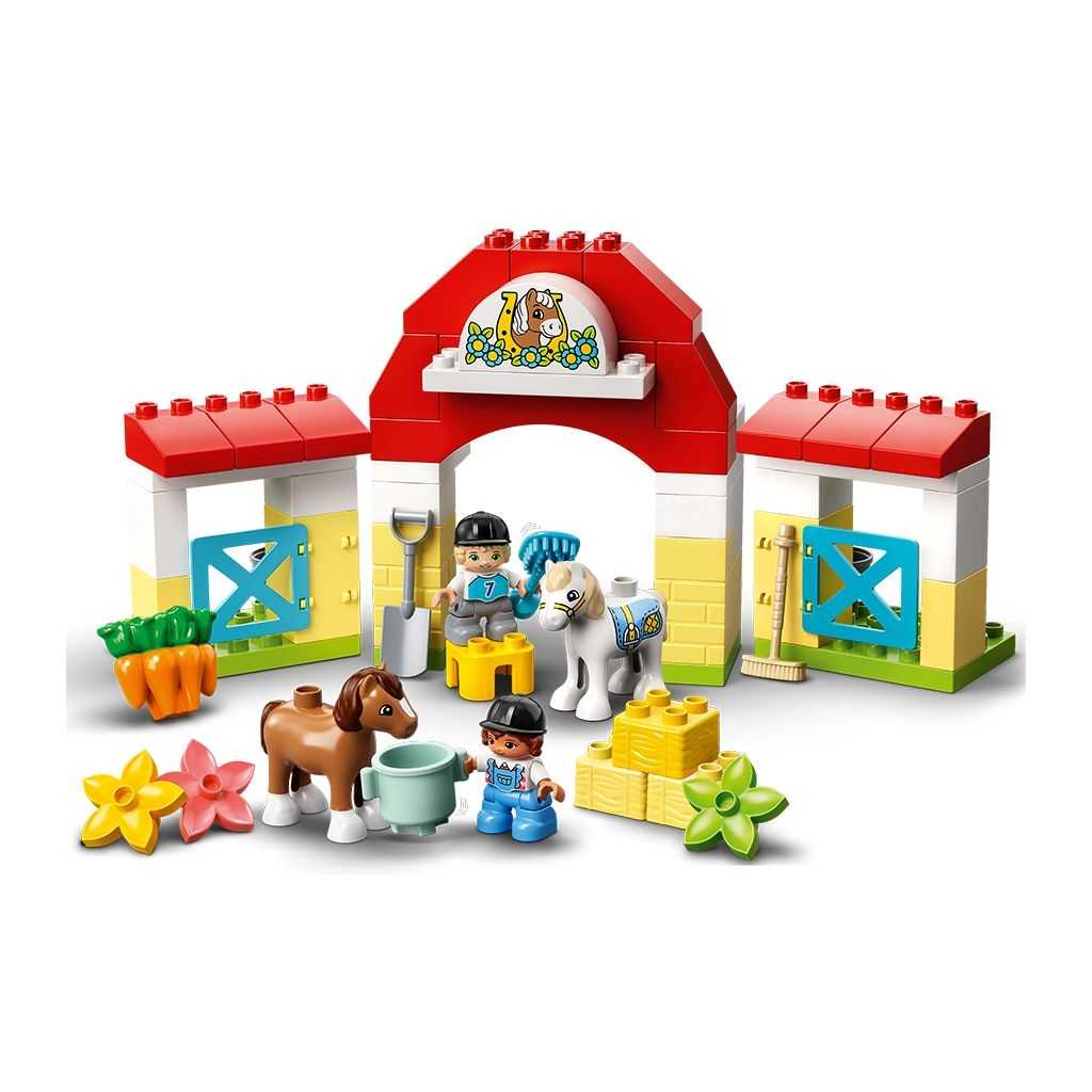 DUPLO Lego Establo con Ponis Edades 2+ # 10951 Artículo 65 Piezas | AXR-754362