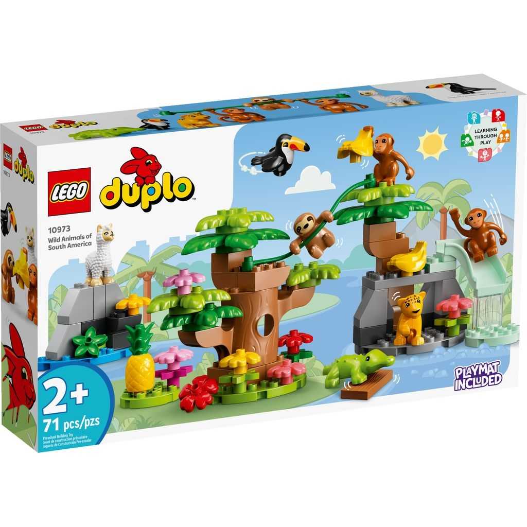 DUPLO Lego Fauna Salvaje de Sudamérica Edades 2+ # 10973 Artículo 71 Piezas | ZAM-708193