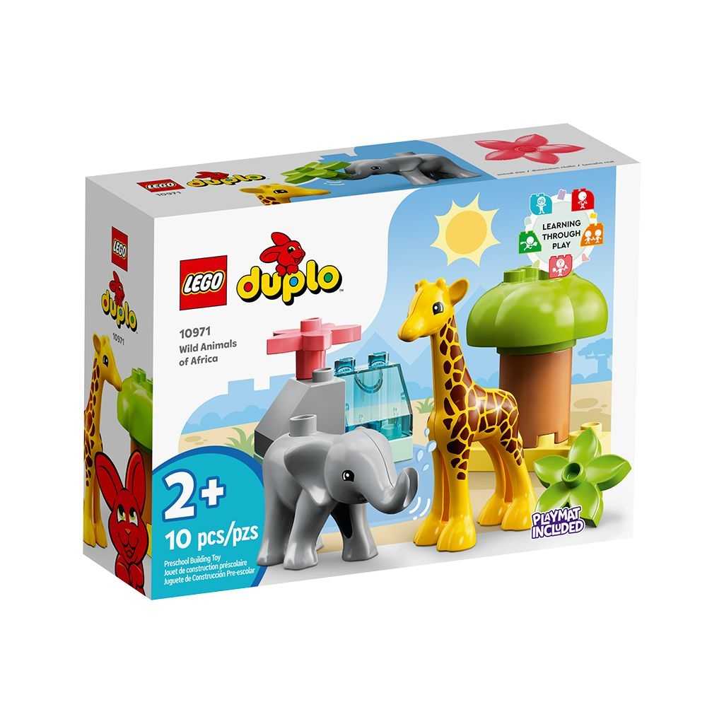 DUPLO Lego Fauna Salvaje de África Edades 2+ # 10971 Artículo 10 Piezas | WQN-768215