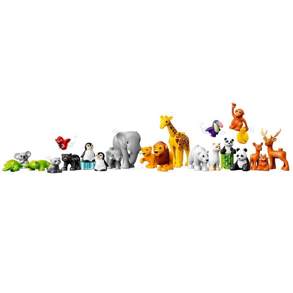 DUPLO Lego Fauna Salvaje del Mundo Edades 2+ # 10975 Artículo 142 Piezas | WKL-658490